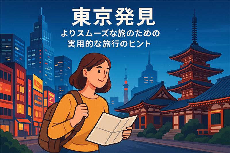 東京発見：よりスムーズな旅のための実用的な旅行のヒント